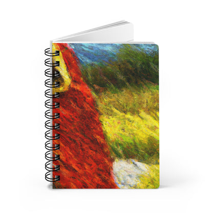 The Tattered Red Cloaked Stranger - The Alien Spiral Bound Journal