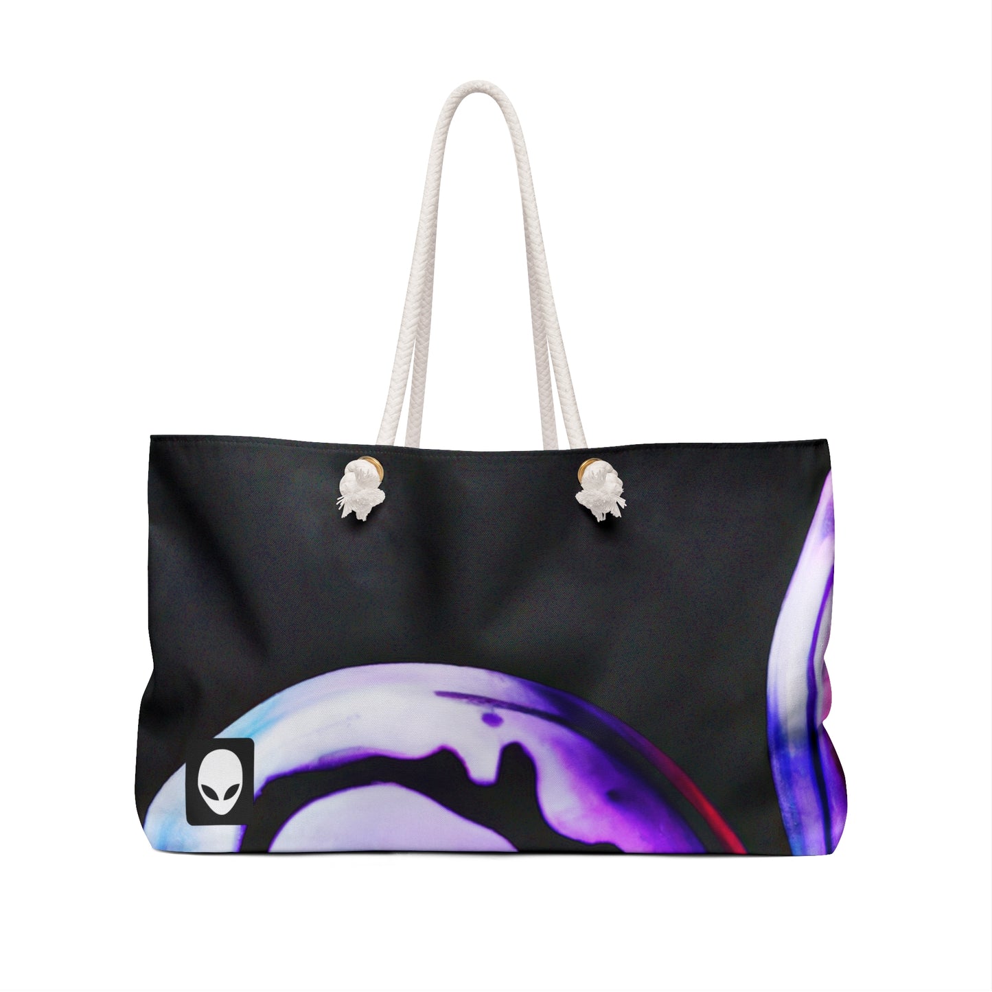 "Exploring Contrasts: A Colorful Dance of Luminance and Chromatic Aberration" - The Alien Weekender Bag