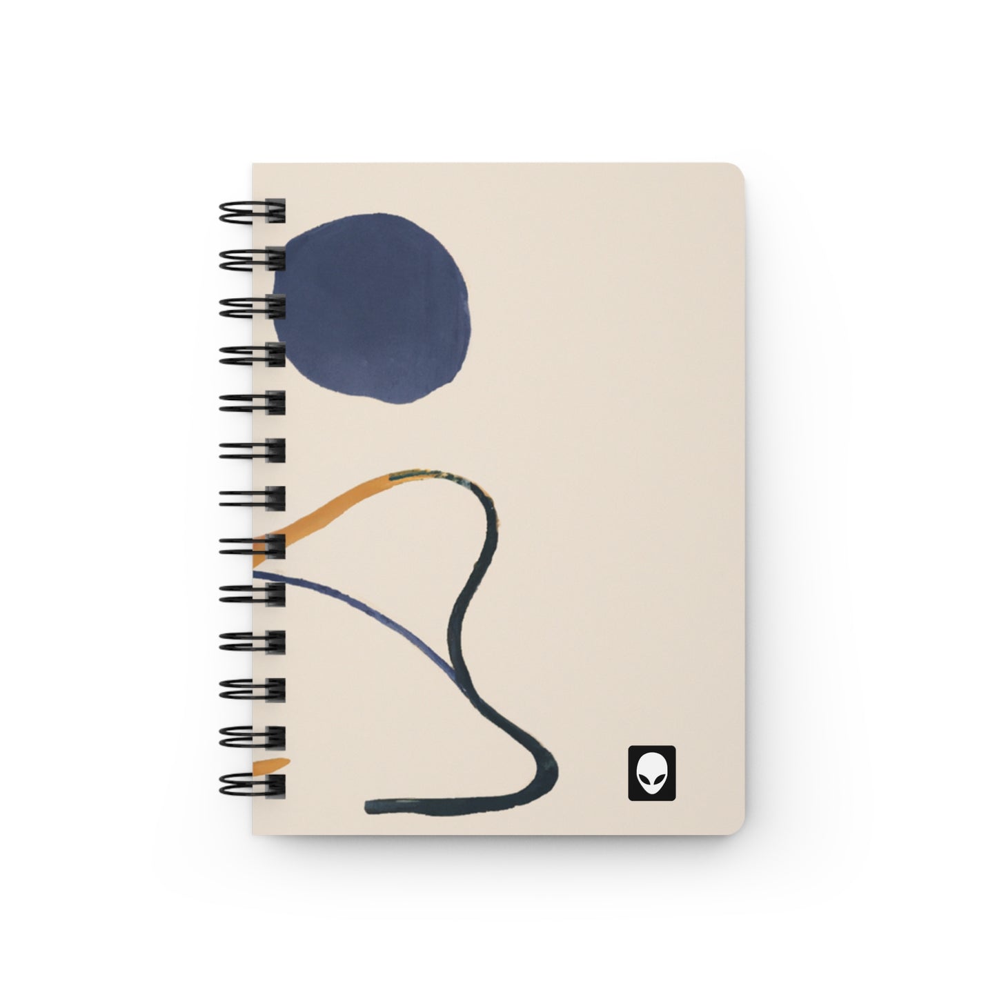 "Geometric Contrast: Exploring Color Through Geometry" - The Alien Spiral Bound Journal