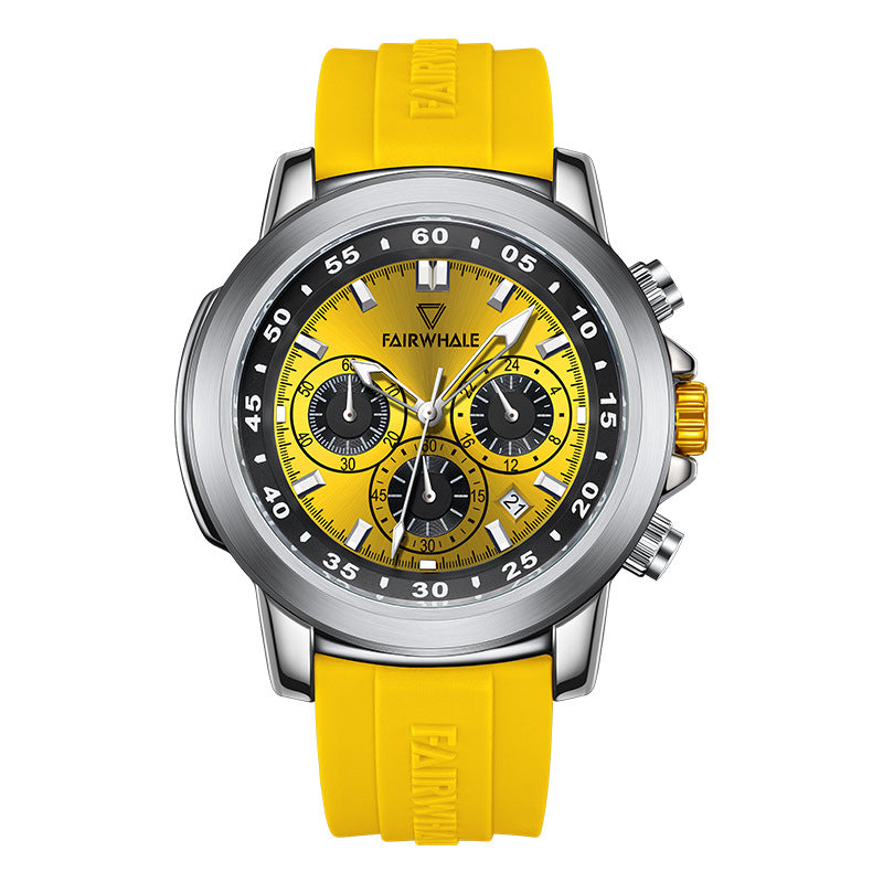 Reloj Daytona Multifuncional De Tres Ojos Y Seis Agujas