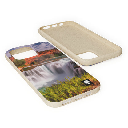 "Capturing Nature's Beauty: Crafting an Iconic Landscape in Vibrant Art" - The Alien Eco-friendly Cases