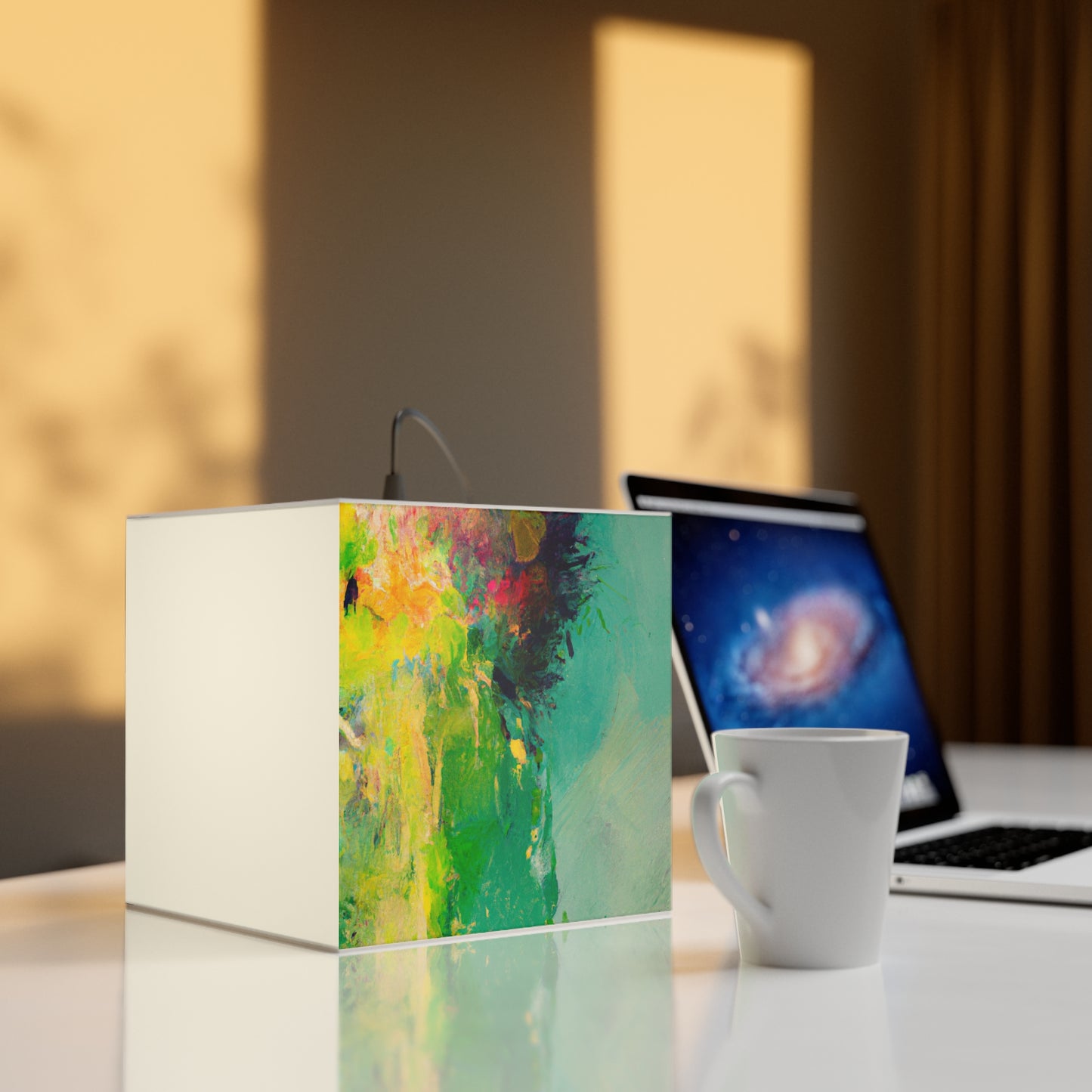 „Ein fauler Sommertag: Eine abstrakte Ode“ – Die Alien Light Cube Lampe