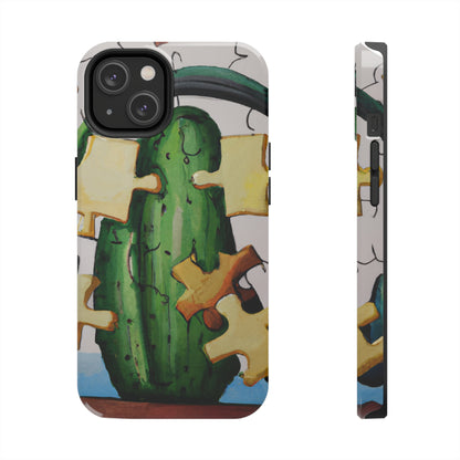 "Cactified Puzzle Time" - The Alien Tough Phone Cases