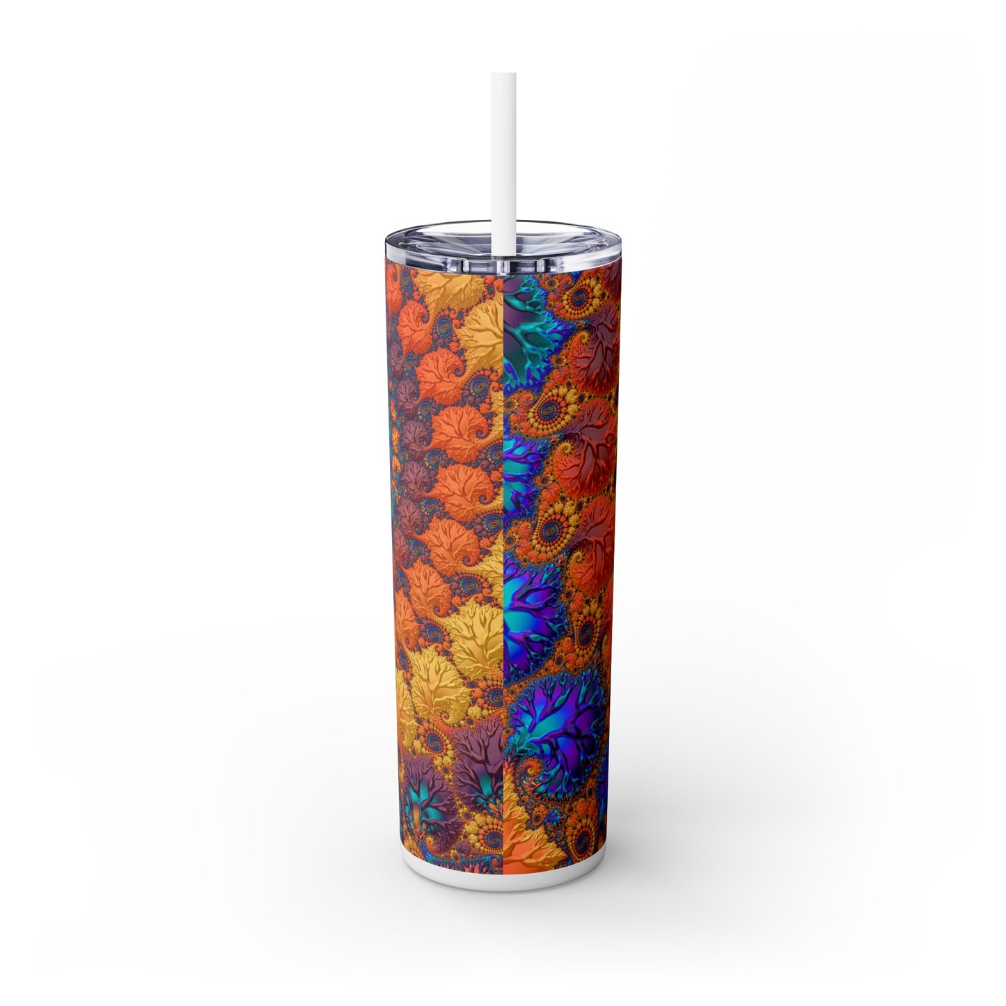 Palette Pizzazz - The Alien Maars® Skinny Tumbler with Straw 20oz