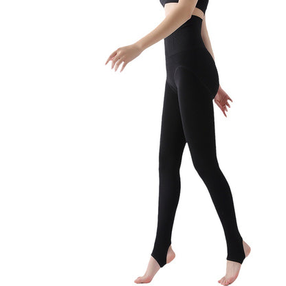 Leggings perforantes de carne falsos alargados para calentar