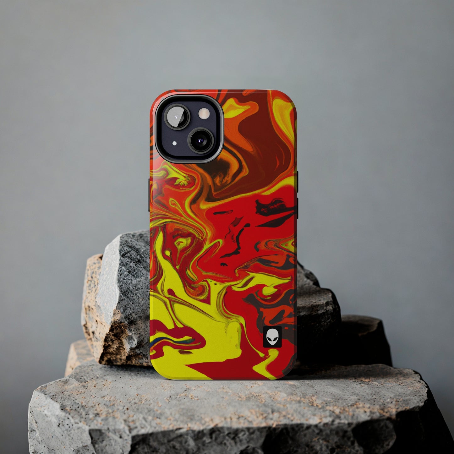 "Abstract Energy in Motion" - The Alien Tough Phone Cases