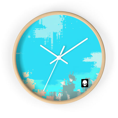 "A Breezy Skyscape: A Combination of Tradition and Modernity" - The Alien Wall Clock