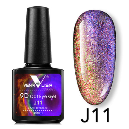 Venalisa 9D Gel barniz ojo de gato mágico camaleón Gel barniz manicura galaxia estrellada magnético Multicolor 5ml esmalte de uñas en Gel