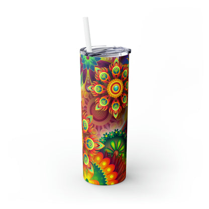 Der erste Trippy Space – The Alien Maars® Skinny Tumbler mit Strohhalm 20oz