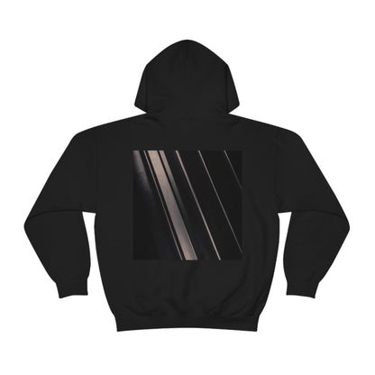 "Light and Dark Interplay: Exploring the Creative Shapes and Textures of Shadow and Light" - The Alien Unisex Hoodie