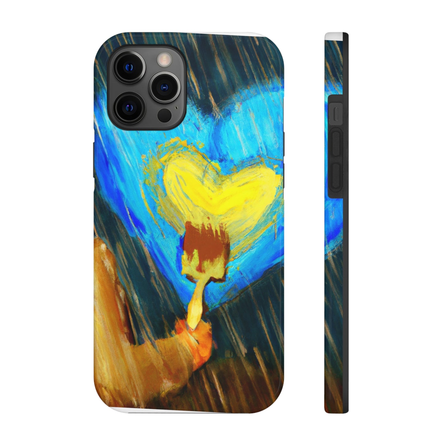 "Life-size Love in a Stormy Sky" - The Alien Tough Phone Cases