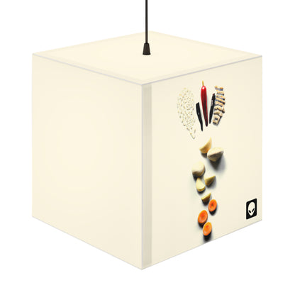 "Cooking Up Creativity: DIY Kitchen Art" - The Alien Light Cube Lamp