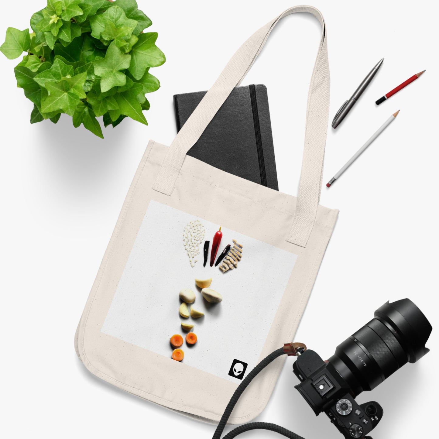 "Cooking Up Creativity: DIY Kitchen Art" - The Alien Eco-friendly Tote Bag