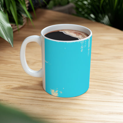 "A Breezy Skyscape: A Combination of Tradition and Modernity" - The Alien Ceramic Mug 11 oz