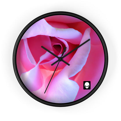 "Blissful Blooms: The Delicate Beauty of Nature" - The Alien Wall Clock