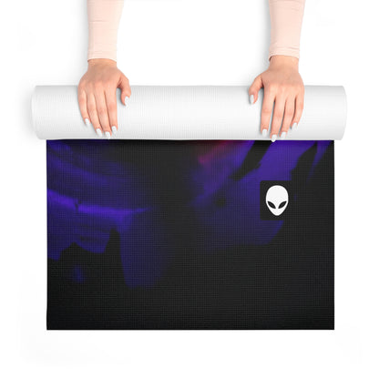 "Exploring Contrasts: A Colorful Dance of Luminance and Chromatic Aberration" - The Alien Yoga Mat