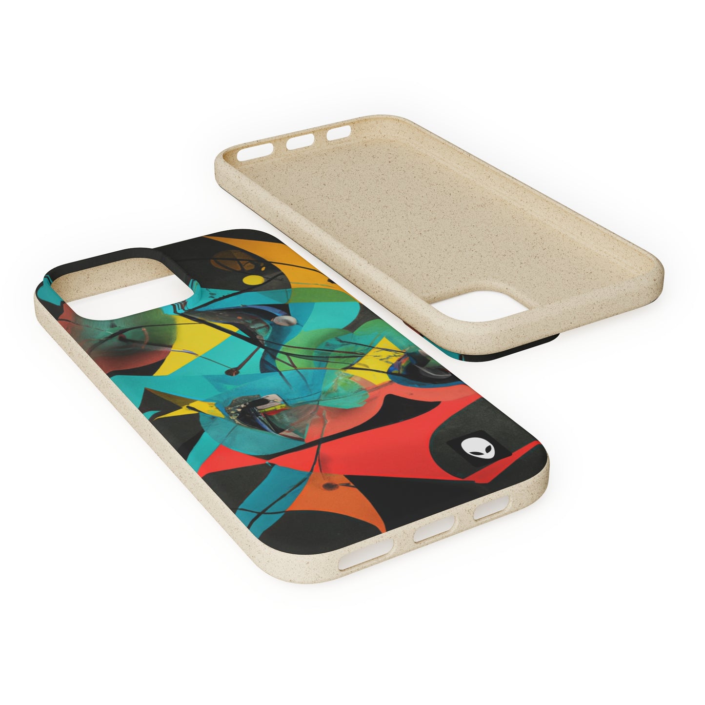 "Illusionary Perspective: A Colorful Dance of Light" - The Alien Eco-friendly Cases