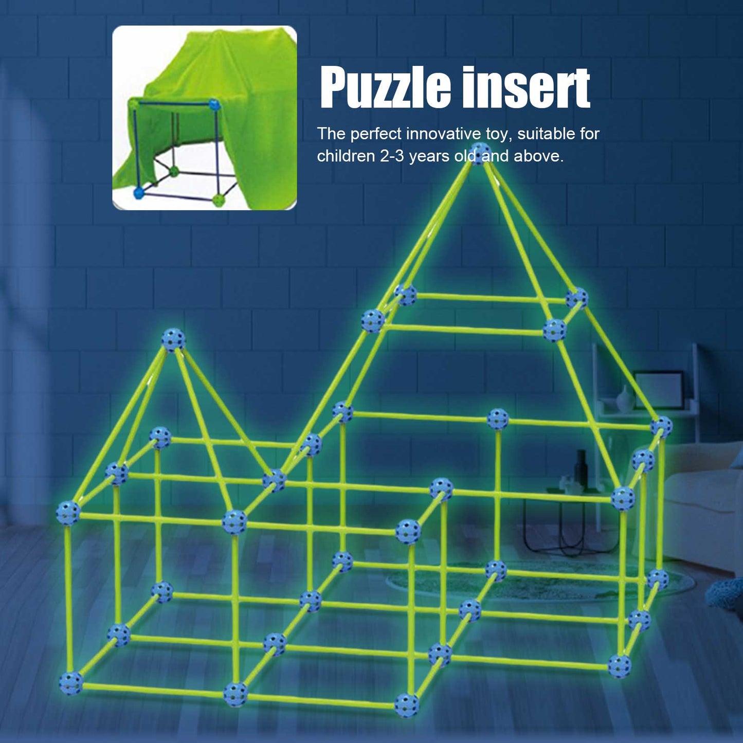 Fort Gebäude Kit Bau Blöcke Set Kinder Spielzeug Zelte Festung Builder Burgen Tunnel Diy 3d Spielen Haus Für Kinder geschenk