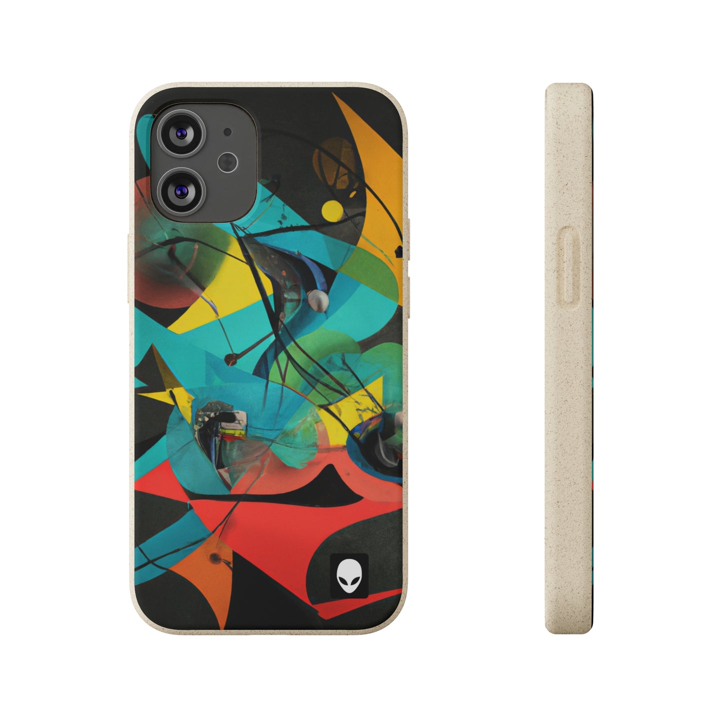 "Illusionary Perspective: A Colorful Dance of Light" - The Alien Eco-friendly Cases