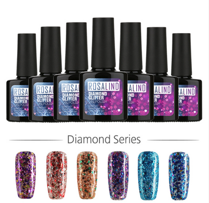 Gel de uñas de diamante