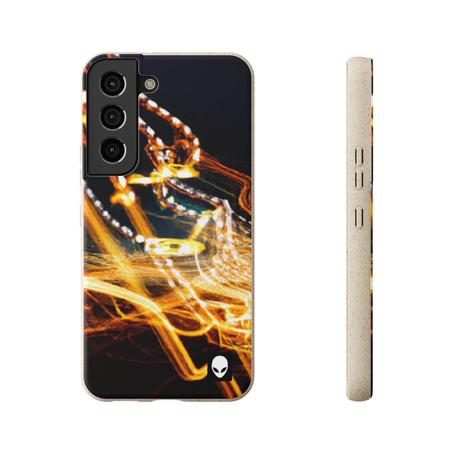 "Chaotic Disruption: An Abstract Exploration" - The Alien Eco-friendly Cases