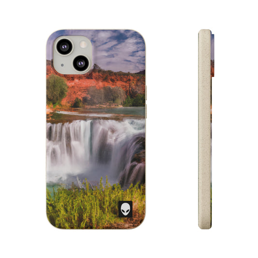 "Capturing Nature's Beauty: Crafting an Iconic Landscape in Vibrant Art" - The Alien Eco-friendly Cases