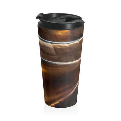 Metallic Whirlwind - The Alien Stainless Steel Travel Mug