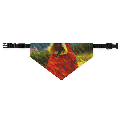 The Tattered Red Cloaked Stranger - The Alien Pet Bandana Collar