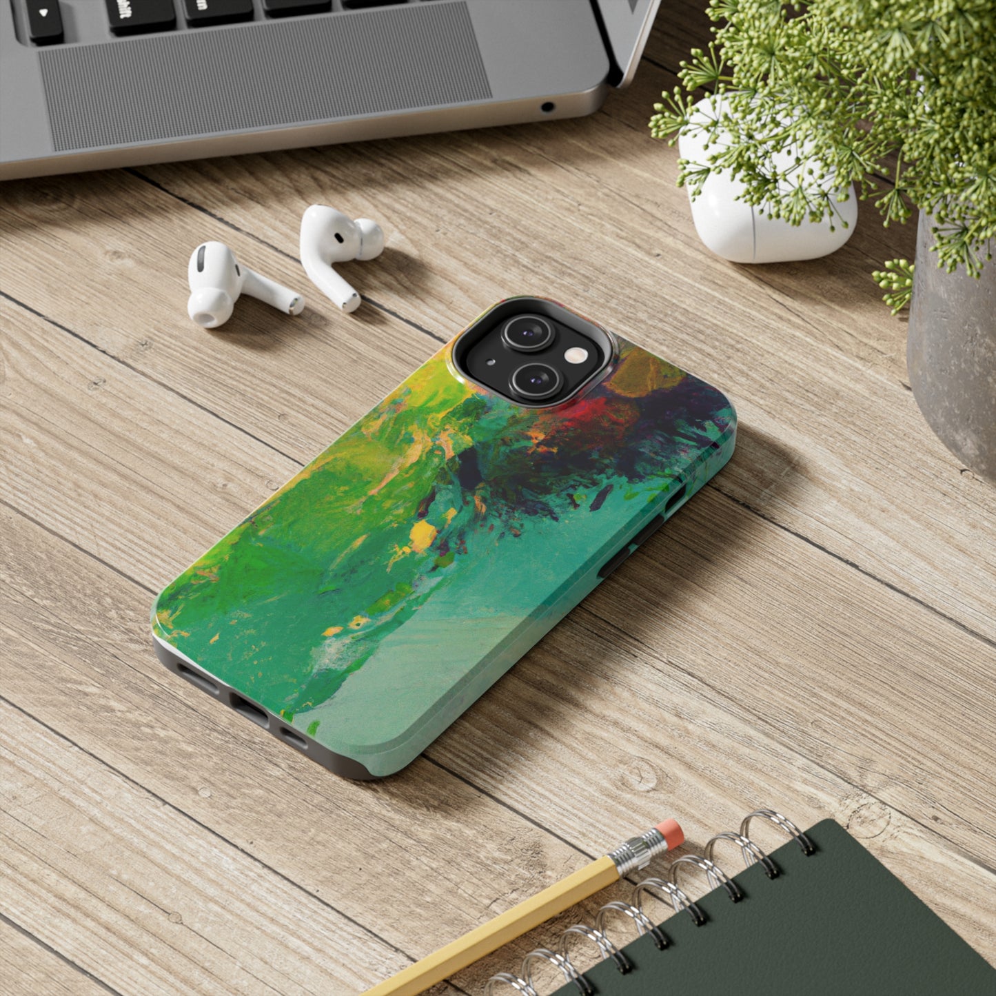 "Un día de verano perezoso: una oda abstracta" - The Alien Tough Phone Cases