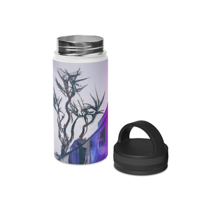 "Exploring Photographs in Color" - The Alien Stainless Steel Water Bottle, Handle Lid