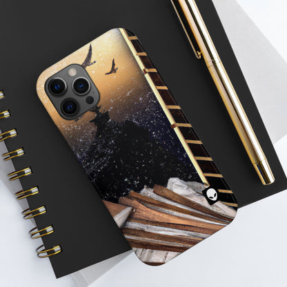 "A Tale of Storytelling Art: A Mixed Media Masterpiece" - The Alien Tough Phone Cases