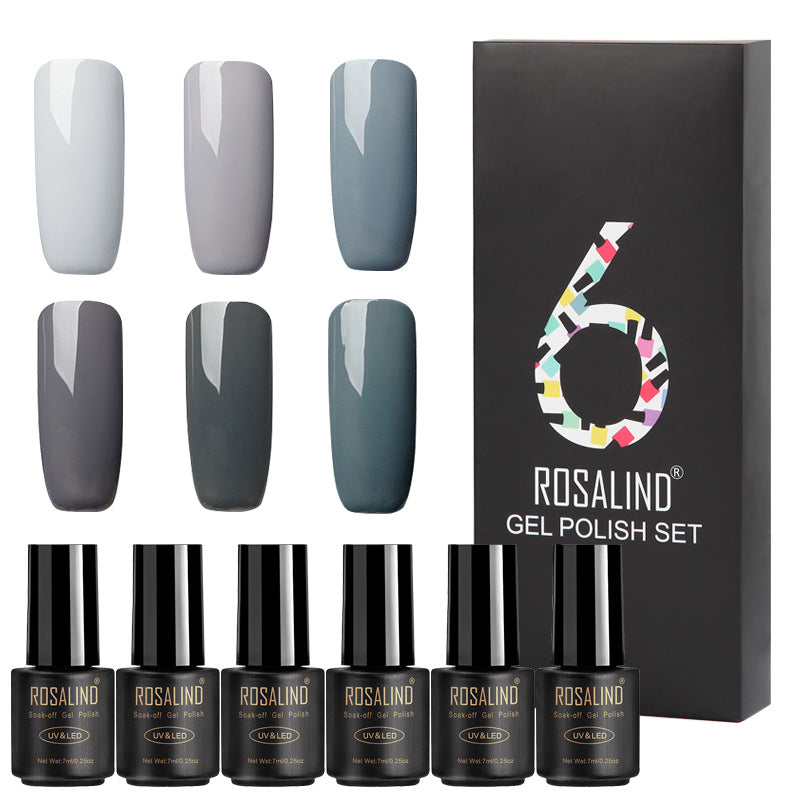 Esmalte de uñas fino 6 botellas