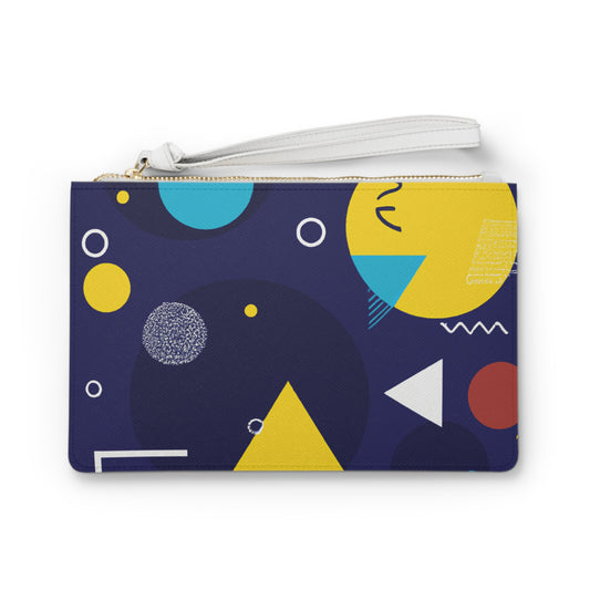 "Geometric Fusion: Bringing Your Vision to Colorful Life" - The Alien Clutch Bag