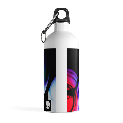 "Exploring Contrasts: A Colorful Dance of Luminance and Chromatic Aberration" - The Alien Stainless Steel Water Bottle