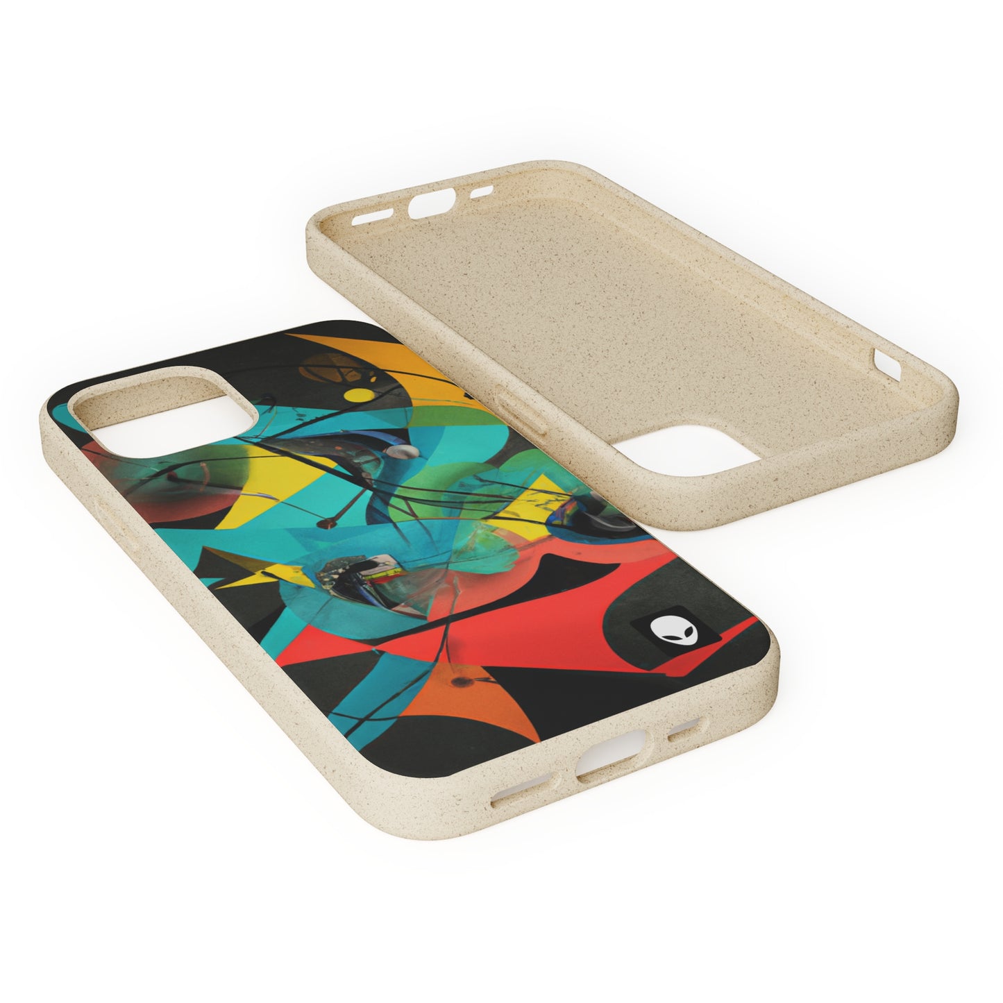 "Illusionary Perspective: A Colorful Dance of Light" - The Alien Eco-friendly Cases