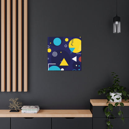 "Fusión geométrica: llevando tu visión a una vida colorida" - The Alien Canva