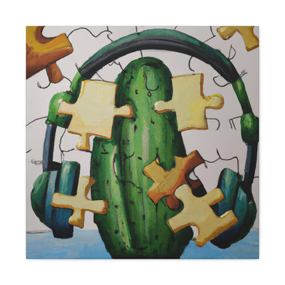 "Cactified Puzzle Time" - The Alien Canva