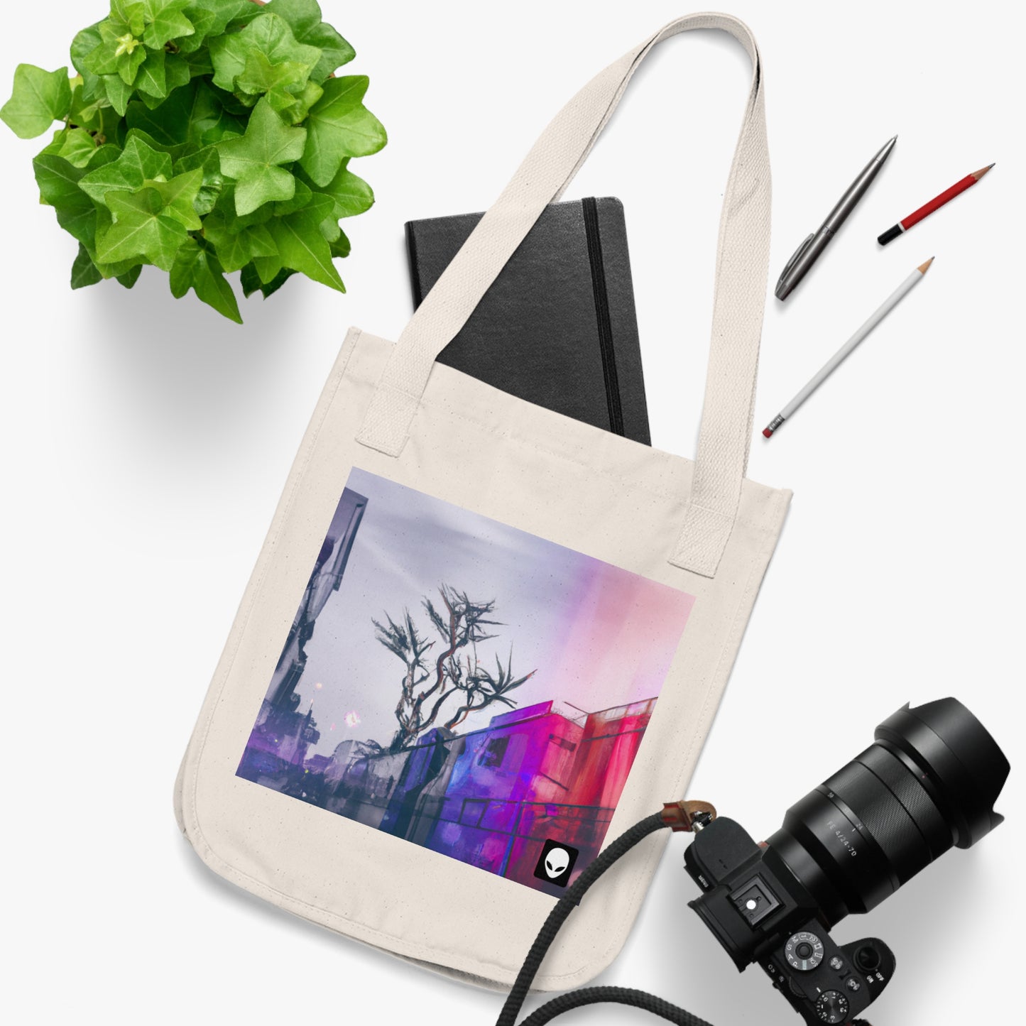 "Exploring Photographs in Color" - The Alien Eco-friendly Tote Bag