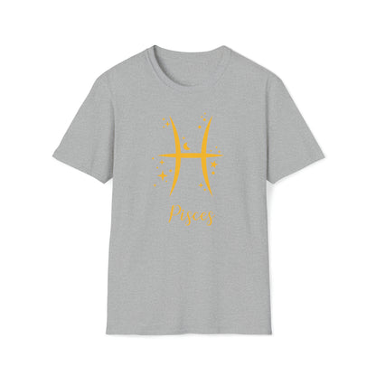 Pisces Zodiac Sign  - The Alien Unisex Softstyle T-Shirt