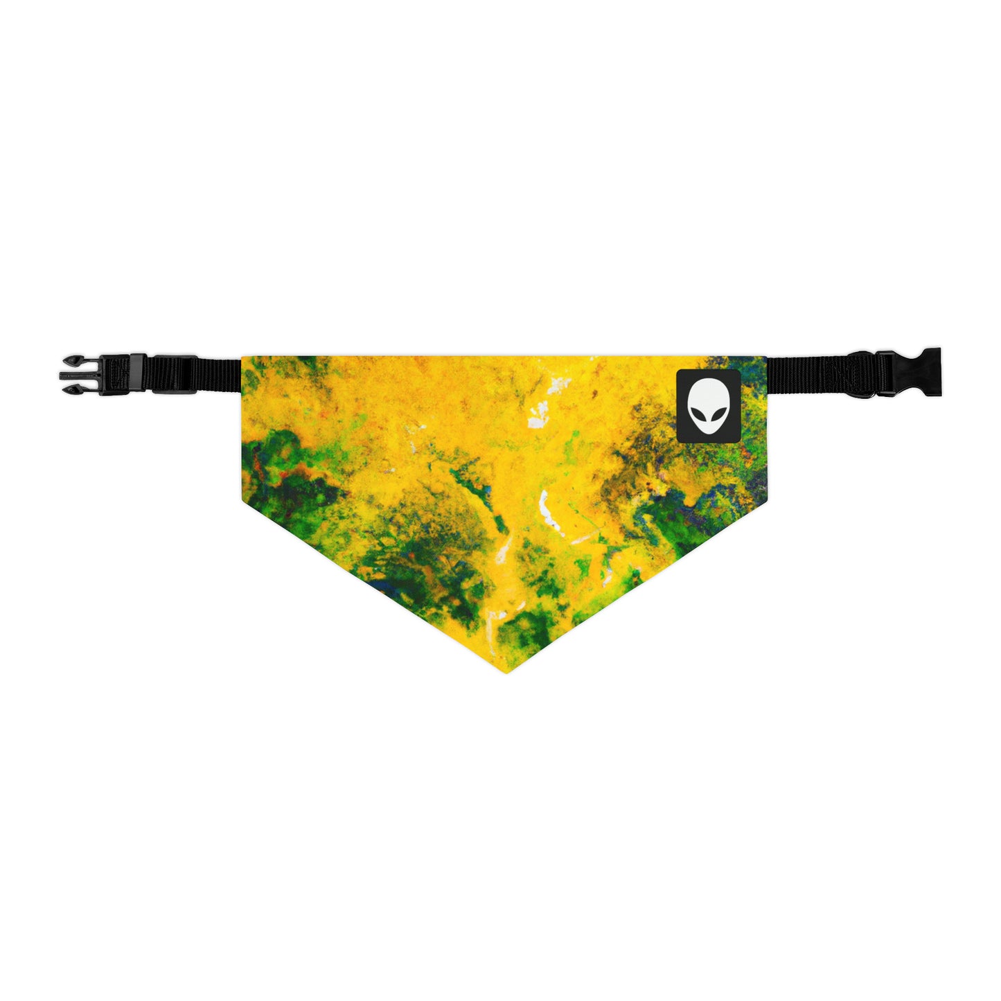 "Exploring Colorful Textures" - The Alien Pet Bandana Collar