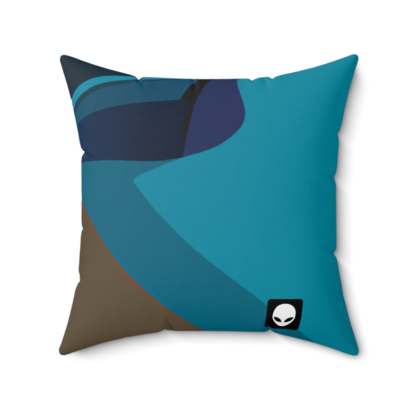 "Metamorphosis: The Art of Transformation" - The Alien Square Pillow