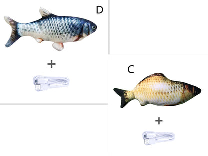 Ohne Cat Nip-Version – elektrisches springendes Fischsimulations-elektrisches Fischspielzeug