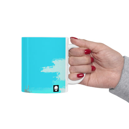 "A Breezy Skyscape: A Combination of Tradition and Modernity" - The Alien Ceramic Mug 11 oz