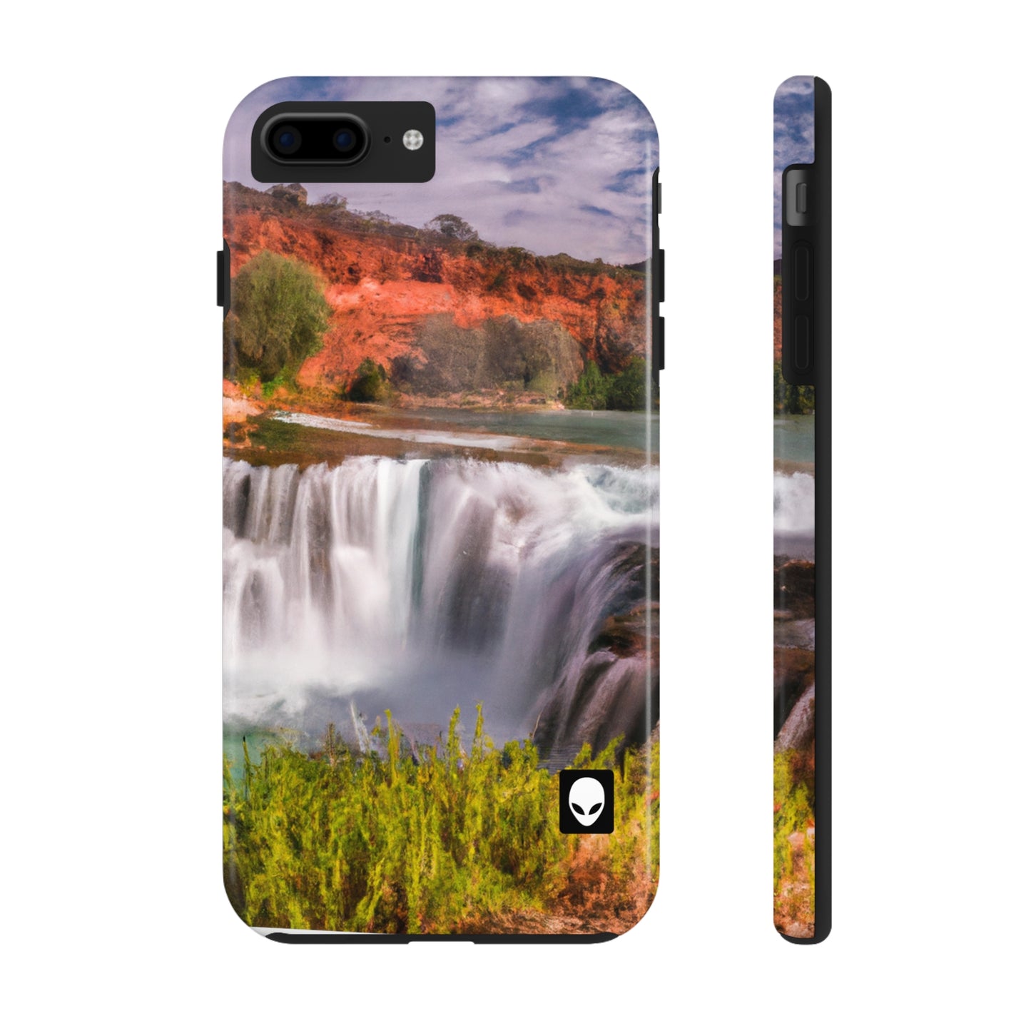 „Die Schönheit der Natur einfangen: Eine ikonische Landschaft in lebendiger Kunst gestalten“ – The Alien Tough Phone Cases