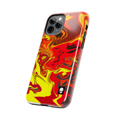 "Abstract Energy in Motion" - The Alien Tough Phone Cases