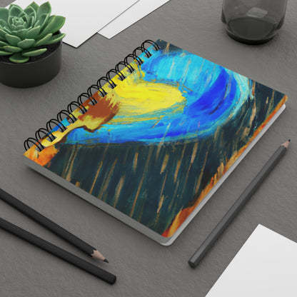 "Life-size Love in a Stormy Sky" - The Alien Spiral Bound Journal