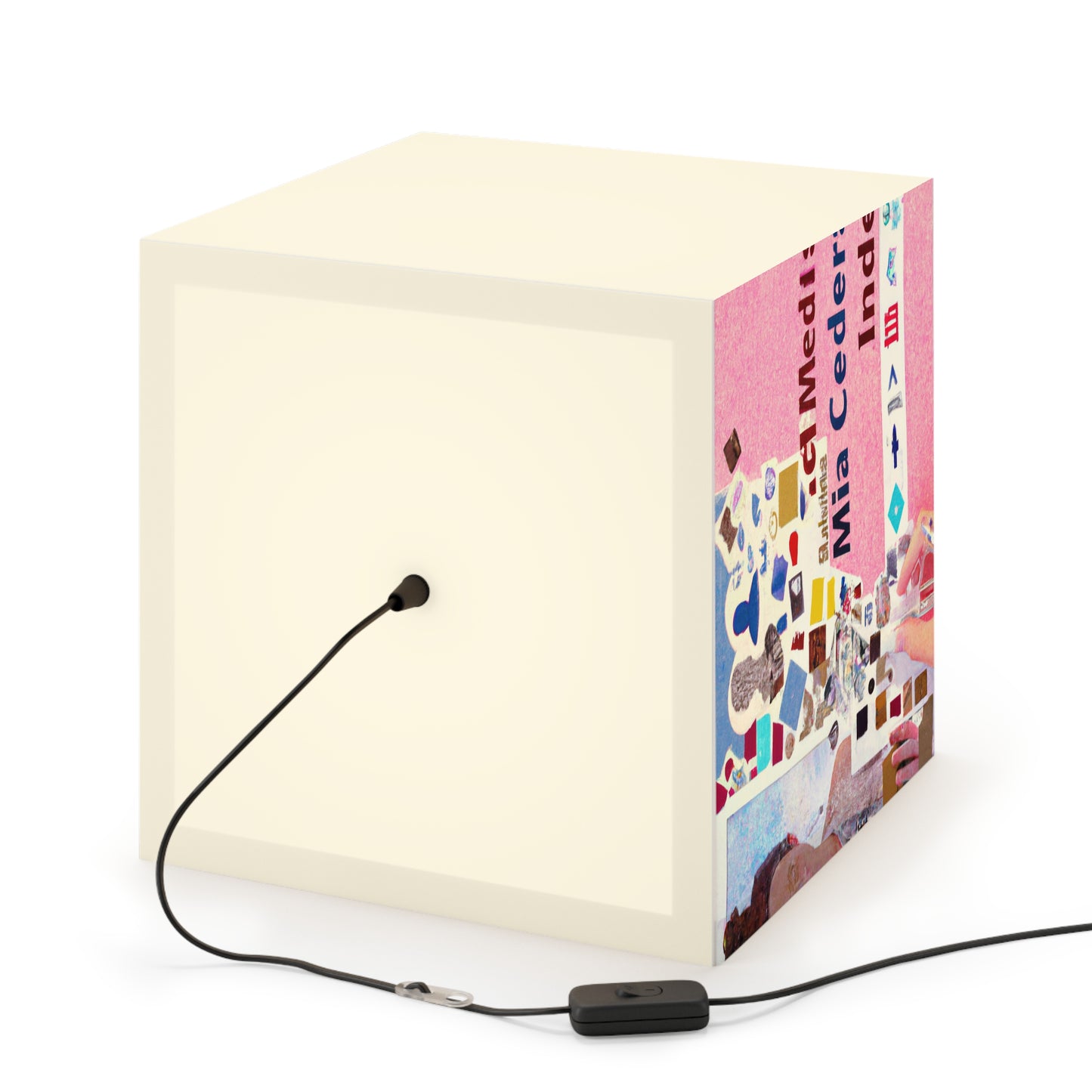 "Building an Online Identity: A Social Media Collage" - The Alien Light Cube Lamp