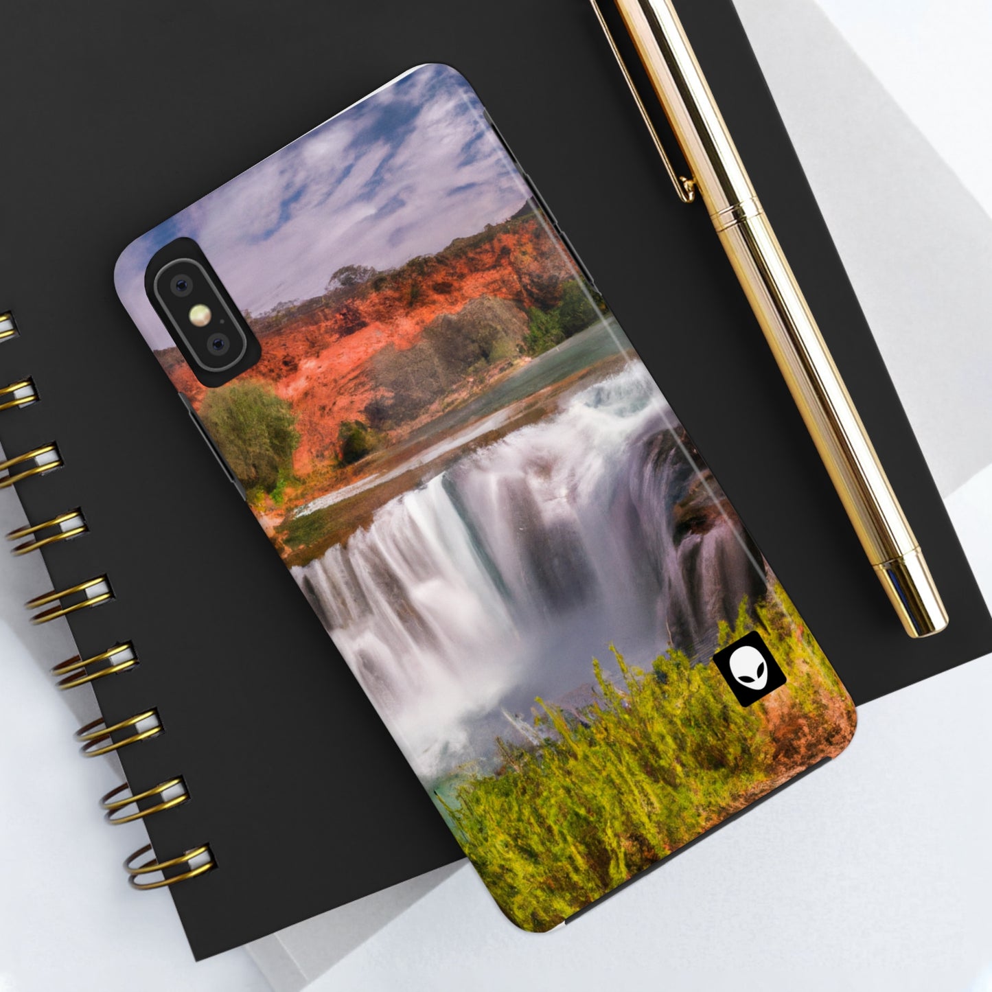 „Die Schönheit der Natur einfangen: Eine ikonische Landschaft in lebendiger Kunst gestalten“ – The Alien Tough Phone Cases