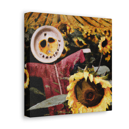 "Lone Sentry of the Sunflower Field" - The Alien Canva