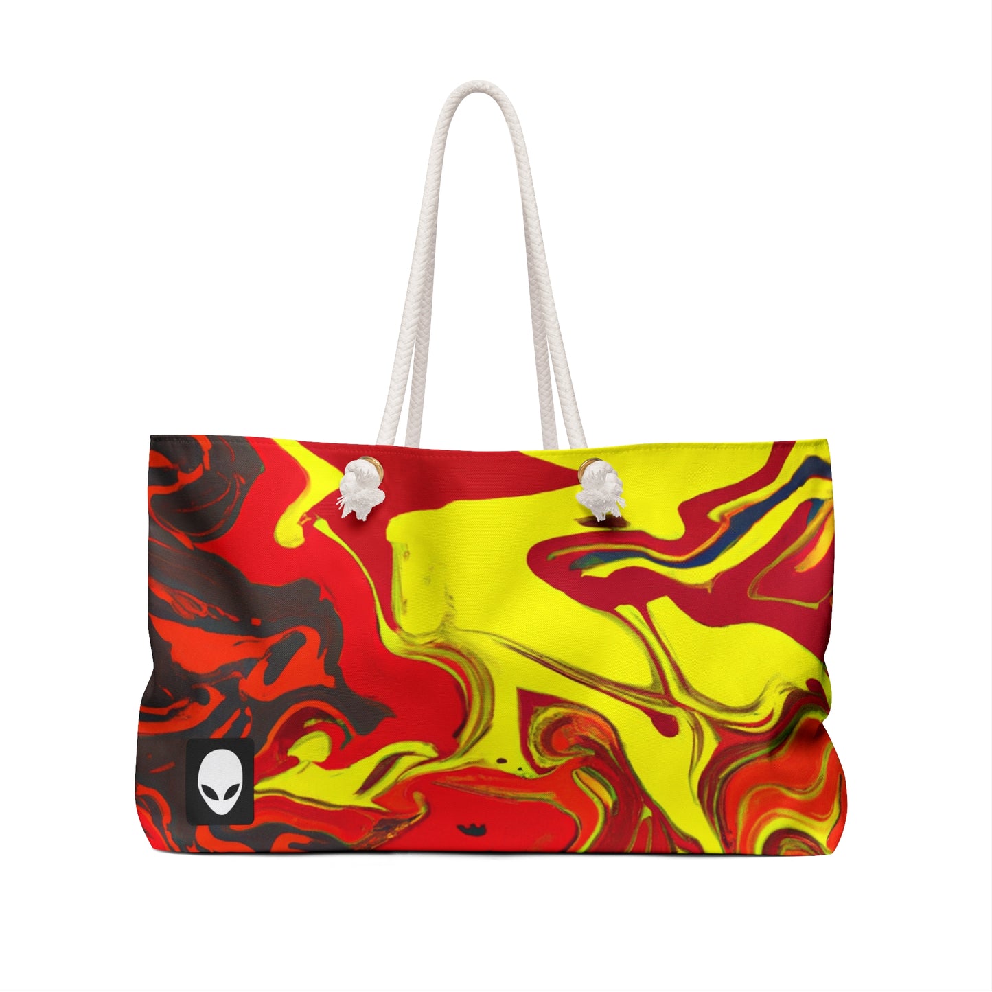 „Abstract Energy in Motion“ – Die Alien Weekender Bag